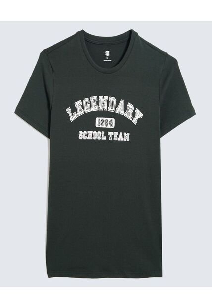 Camiseta Infantil Niño Manga Corta Cuello Redondo Color Verde Marca Ostu #80090254