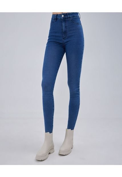 Jean Para Mujer Skinny Color Azul  Marca Ostu #40160421