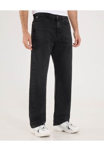 Jean Para Hombre Straight Color Negro Marca Ostu #60160442 Ostu