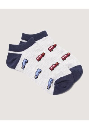 Medias Infantil Niño Invisible Color Rojo Marca Ostu #80980164