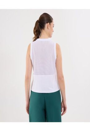 Camiseta Para Mujer Manga Sisa Cuello Redondo Color Blanco Marca Ostu #40092447