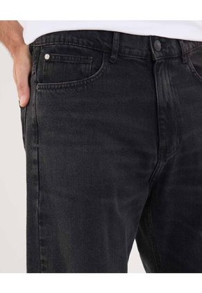 Jean Para Hombre Straight Color Negro Marca Ostu #60160442
