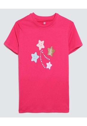 Pijama Para Niña M/C P/L Color Fucsia Marca Ostu #90040063