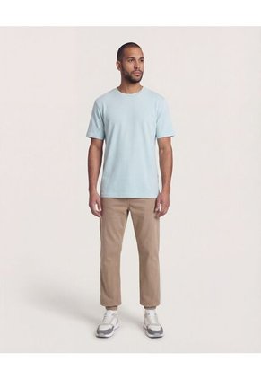 Camiseta  Para Hombre Manga Corta Cuello Redondo Color Verde Marca Ostu #60091948