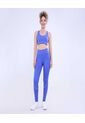 Leggins Para Mujer Largo Color Azul  Marca Ostu #40230544 de Ostu