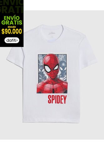 Camiseta Estampada Spidey  Para Infantil Niño #80090300 Ostu Ostu