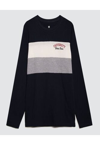 Camiseta Para Hombre Manga Larga Color Azul  Marca Ostu #60091399 Ostu