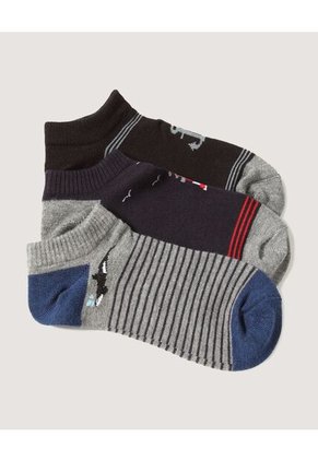 Medias Infantil Niño Invisible Algodon Color Negro Marca Ostu #80980079