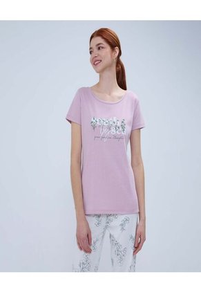 Pijama Para Mujer M/C P/L Color Verde Claro Marca Ostu #40040407