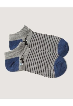 Medias Infantil Niño Invisible Algodon Color Negro Marca Ostu #80980079