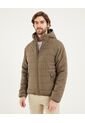 Chaqueta Para Hombre Acolchada Color Verde Marca Ostu #60080168 de Ostu