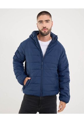 Chaqueta Para Hombre Acolchada Color Azul Marca Ostu #60080168