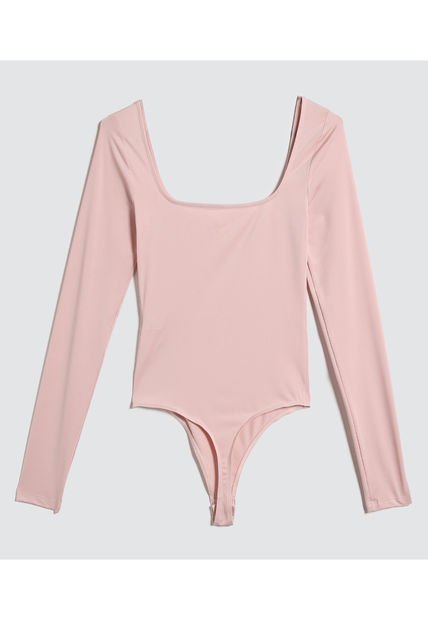 Body Para Mujer Manga Larga Color Rosado  Marca Ostu #40200113