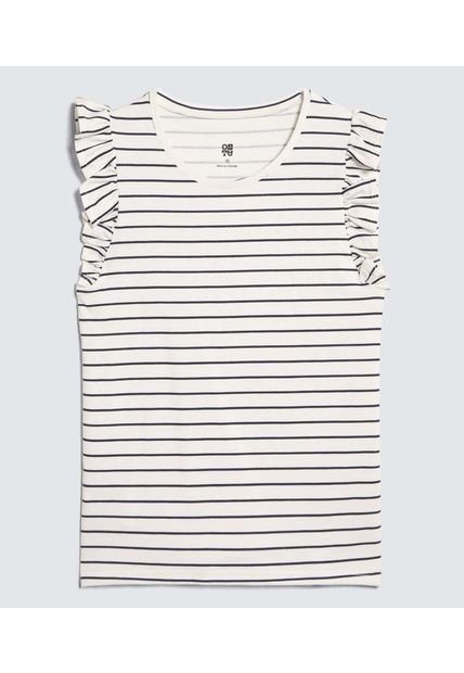 Camiseta Para Niña Manga Sisa Color Azul  Marca Ostu #90090250