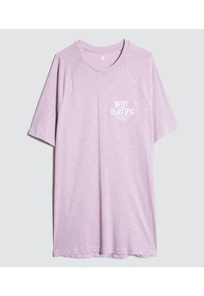 Camiseta Para Hombre Ostu Color Lila Material 100% Algodón