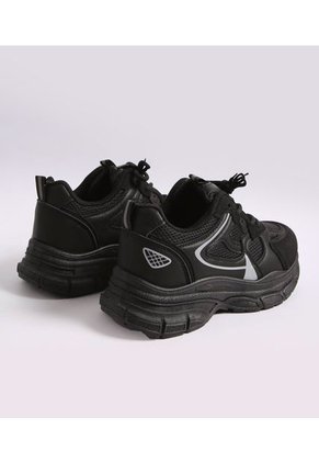 Tenis Para Mujer Casual Color Negro Marca Ostu #40720130