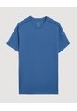 Camiseta Texturizada Con Cortes  Para Hombre Azul Ostu de Ostu