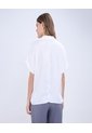 Camisa Para Mujer Manga Corta Color Crudo Marca Ostu #40010273 de Ostu