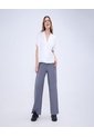 Camisa Para Mujer Manga Corta Color Crudo Marca Ostu #40010273 de Ostu