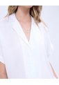 Camisa Para Mujer Manga Corta Color Crudo Marca Ostu #40010273 de Ostu