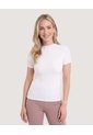 Camiseta Con Textura  Para Mujer Crema Ostu de Ostu