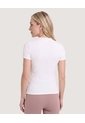 Camiseta Con Textura  Para Mujer Crema Ostu de Ostu