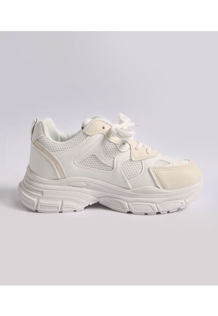 Tenis Para Mujer Casual Color Blanco Marca Ostu #40720130