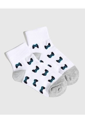 Medias Infantil Niño Tobillera Color Negro Marca Ostu #80980125