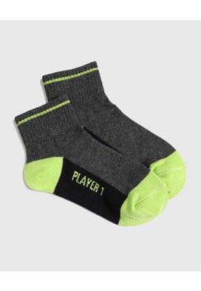 Medias Infantil Niño Tobillera Color Negro Marca Ostu #80980125