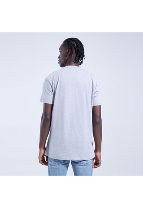 Camiseta Para Hombre Manga Larga Cuello Henley Color Gris Marca Ostu #60090839