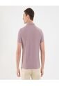 Polo Para Hombre Cuello Tejido Sin Bolsillo Color Morado Marca Ostu #60110796 de Ostu