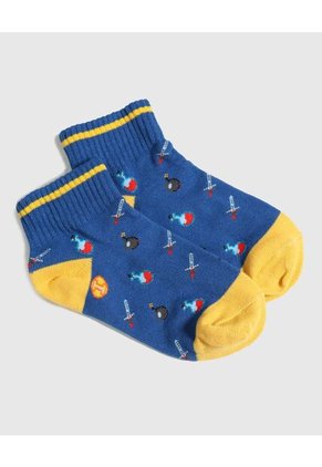 Medias Infantil Niño Tobillera Color Negro Marca Ostu #80980125