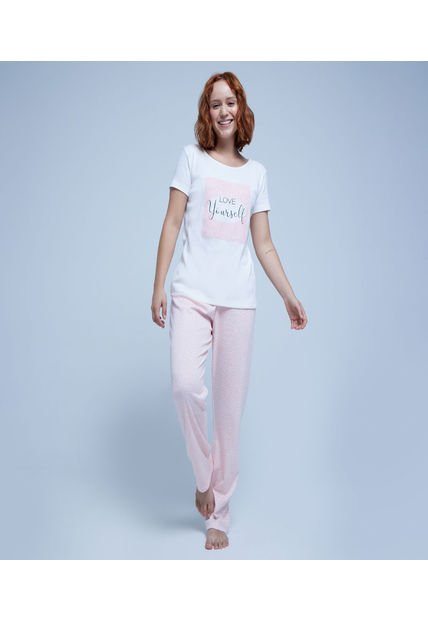 Pijama Para Mujer Ostu Color Palo De Rosa Material Poliéster 65% ...