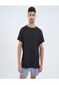 Camiseta Para Hombre Manga Corta Cuello Redondo Color Negro Marca Ostu #60091654 de Ostu