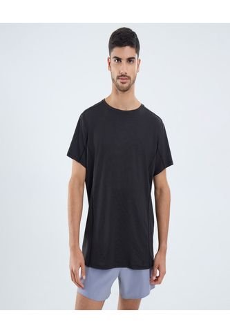 Camiseta Para Hombre Manga Corta Cuello Redondo Color Negro Marca Ostu #60091654 Ostu