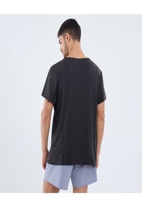 Camiseta Para Hombre Manga Corta Cuello Redondo Color Negro Marca Ostu #60091654