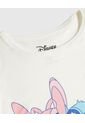 Camiseta Disney Stitch Y Angel  De Infantil Niña #90090278 de Ostu