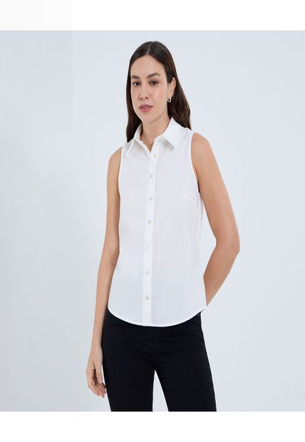 Blusa Para Mujer Manga Sisa Color Crudo Marca Ostu #40121132