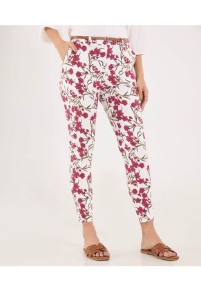 Pantalón Para Mujer Chino Color Vino Marca Ostu #40070803