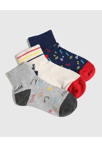 Medias Para Niño Tobillera Color Pack X Marca Ostu #80980124 Ostu