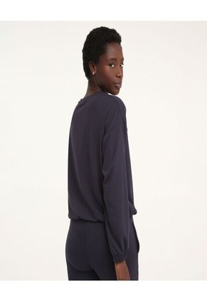 Buzo Para Mujer Cuello Redondo Color Azul  Marca Ostu #40060243