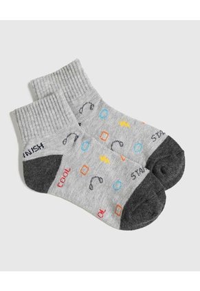 Medias Para Niño Tobillera Color Pack X Marca Ostu #80980124