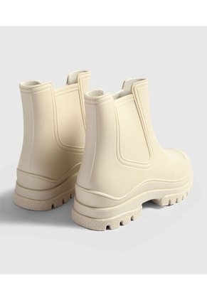 Botas Para Mujer Botin Color Beige Marca Ostu #40670005