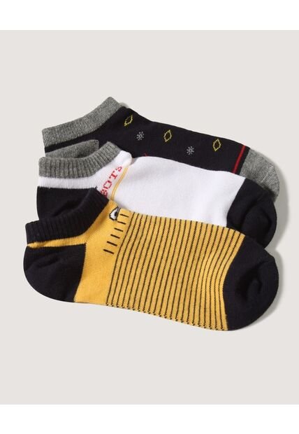 Medias Infantil Niño Invisible Algodon Color Negro Marca Ostu #80980077