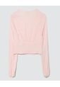 Blusa Para Mujer Manga Larga Color Rosado  Marca Ostu #40120815 de Ostu