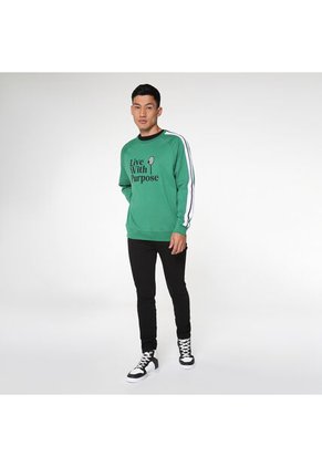 Buzo Para Hombre Cuello Redondo Color Verde  Marca Ostu #60060225