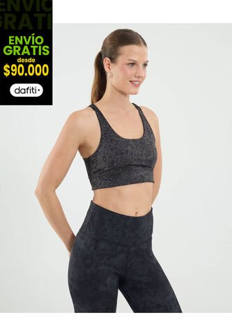 Top Para Mujer  Color Negro Marca Ostu #40220414 Ostu