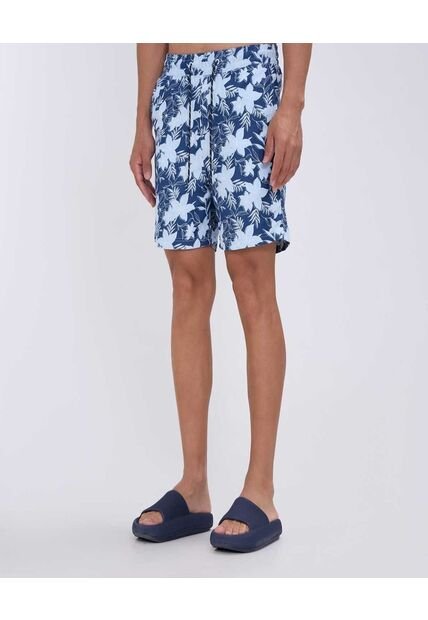 Pantaloneta Para Hombre De Baño Corta Color Azul Claro Marca Ostu #60270041