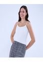 Top Para Mujer Top Color Crema Marca Ostu #40220380 de Ostu