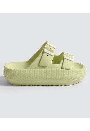 Sandalias Para Mujer  Color Verde  Marca Ostu #40690007